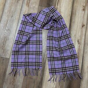 The Cashmere Shop 100% Cashmere Lily Plaid Scarf – Pre-Owned Excellent Condition